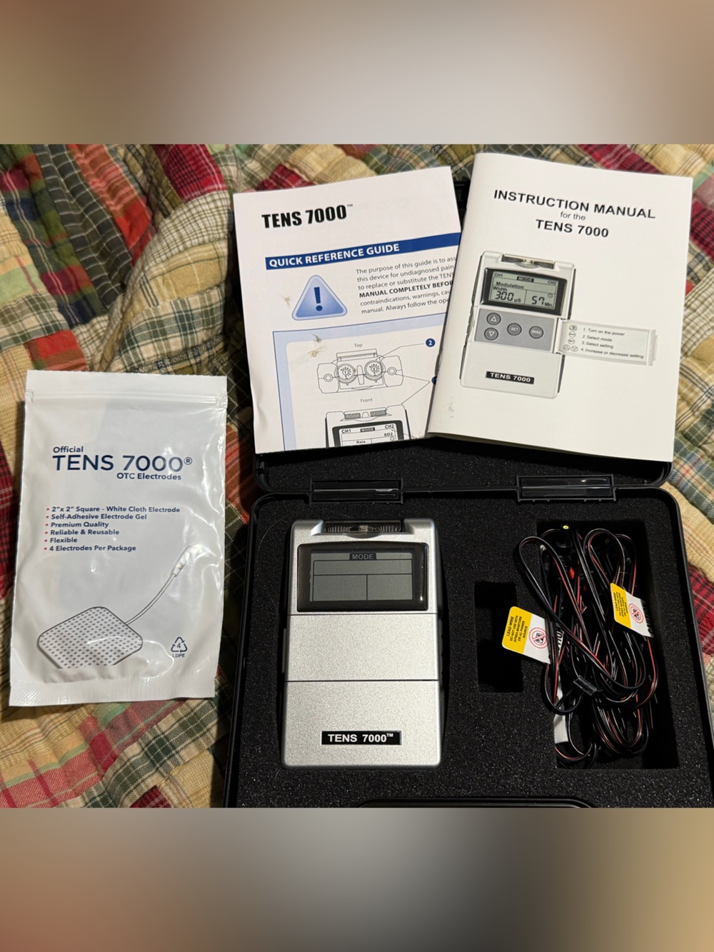 Portable TENS Unit - Silver